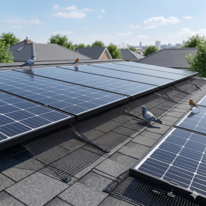solar panel pigeons proofing london